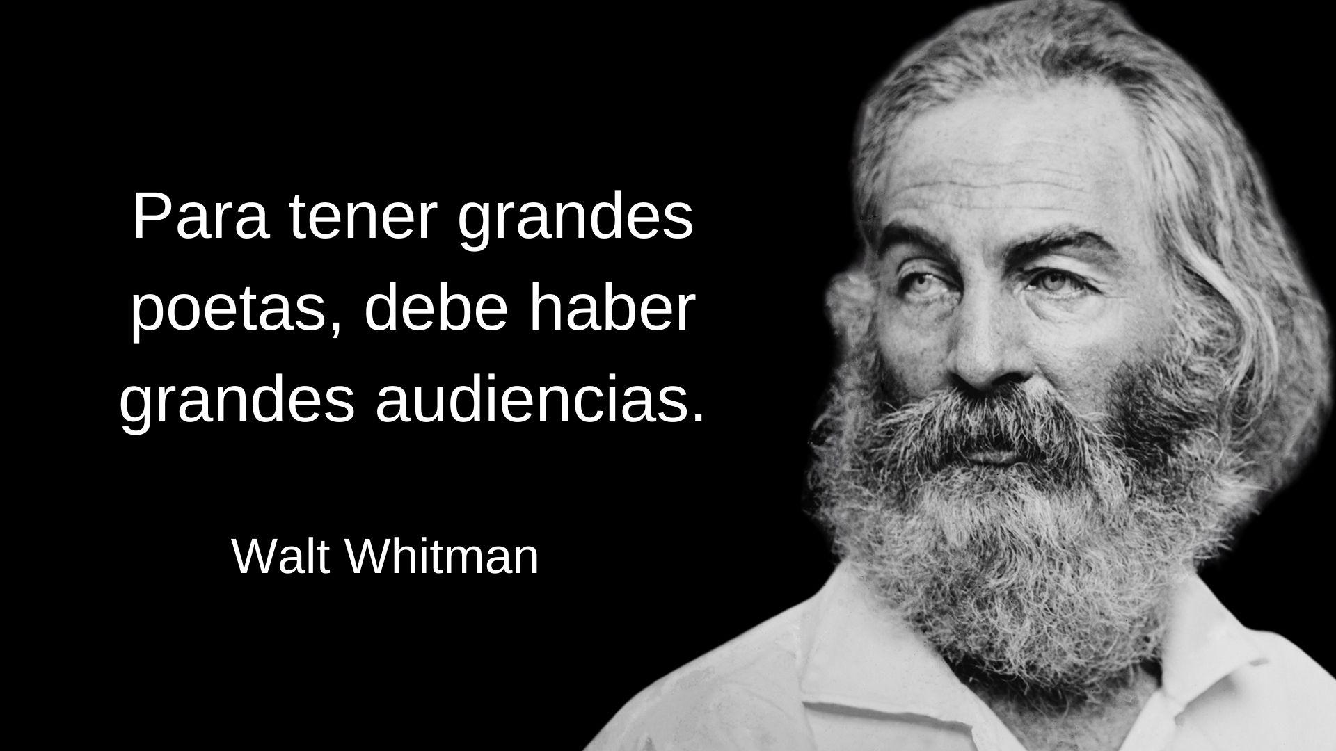 Poemas escritos por Walt Whitman